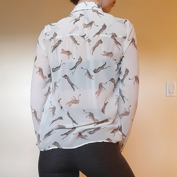 Vero Moda Leopard Blouse - Picture 3 of 7